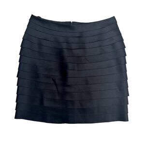 ❤️ 🆕 MARLEY black tiered mini skirt size small